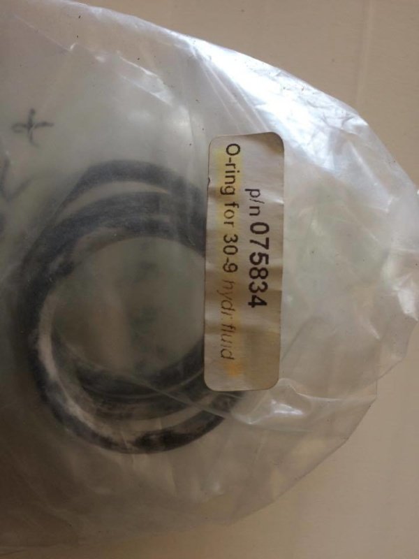 O ring for 30-9 Mil Spec (for hydraulic fluid)