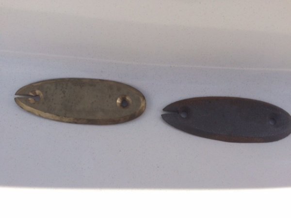 Tail Skid Plate - Steel (new old stock)