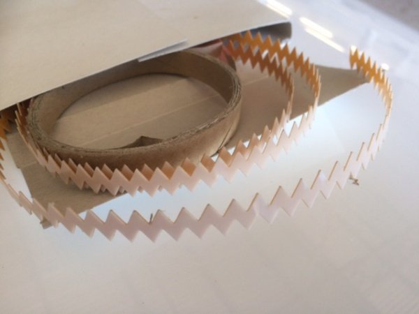 3D Turbulator (ZZ) tape  60 degrees x .06 (14 metre roll)