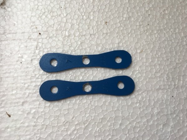 Tost Weak Link, Round Hole.  No 4 Blue  600 daN