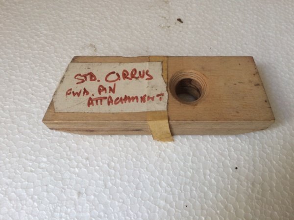 Mounting Block for Std Cirrus Front Lift Pin   NOS