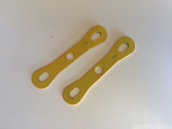 Tost Weak Link, Reserve, Elongated Hole.  No 6  Yellow  400 daN