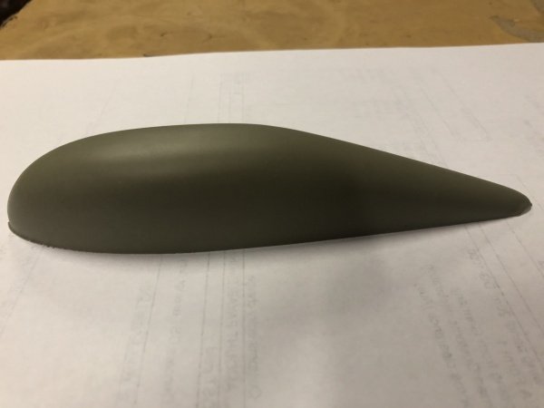 Wing Tip Skid.  Tear Drop Style