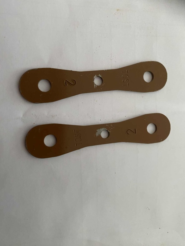 Tost weak link no 2  Brown  Round hole  850 daN